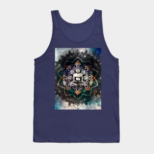 Buddha mandala flower Tank Top